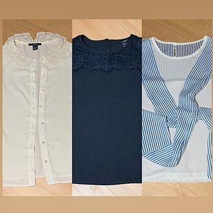 Bundle of 3 semi-formal / business casual tops